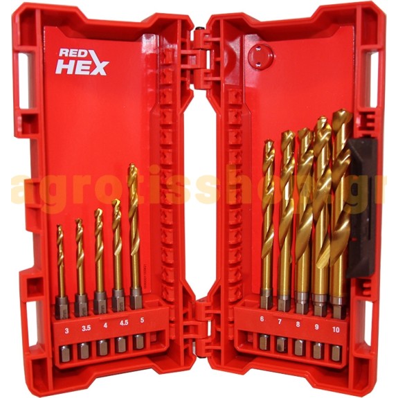 ΤΡΥΠΑΝΙΑ ΤΙΤΑΝΙΟΥ ΣΕΤ 10 ΤΕΜ MILWAUKEE 