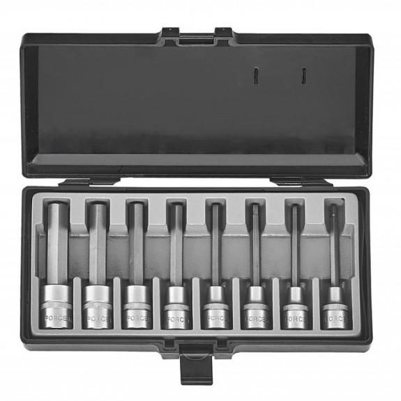 FORCE 4092 σετ καρυδάκια 1/2" Άλλεν μακριά 110χιλ.